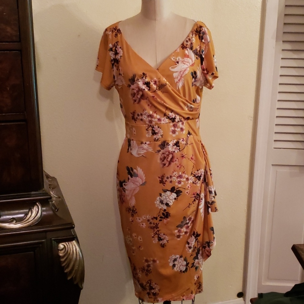 CUSTOM MADE VINTAGE STYLE SARONG DRESS
